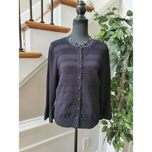 Charter Club Round Neck Long Sleeve Top Shirt